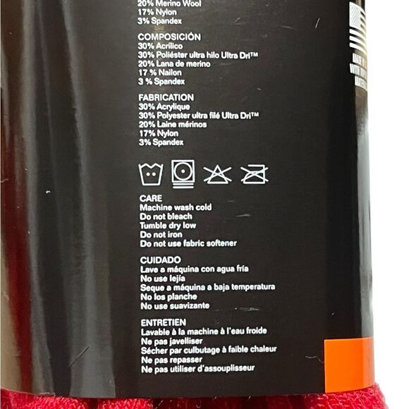 Harley-Davidson Wool Riding Socks, Snowflake Pattern, 2 Pairs, Size L, NWT - Picture 5 of 6